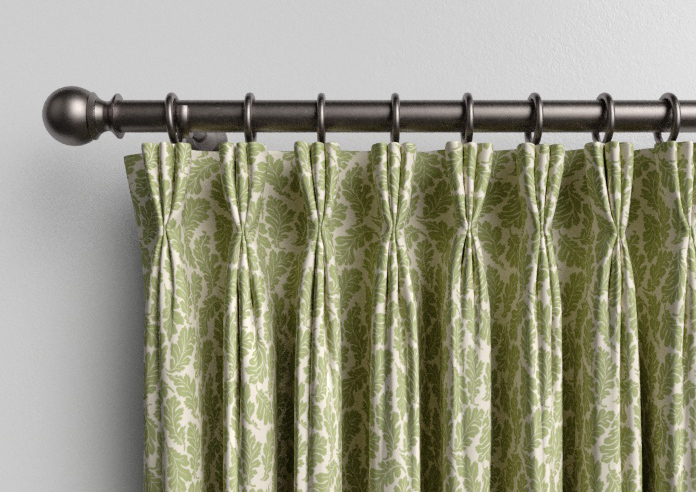 Land & Shore Oak Leaf, Green - Made to Measure Curtains - Image 11